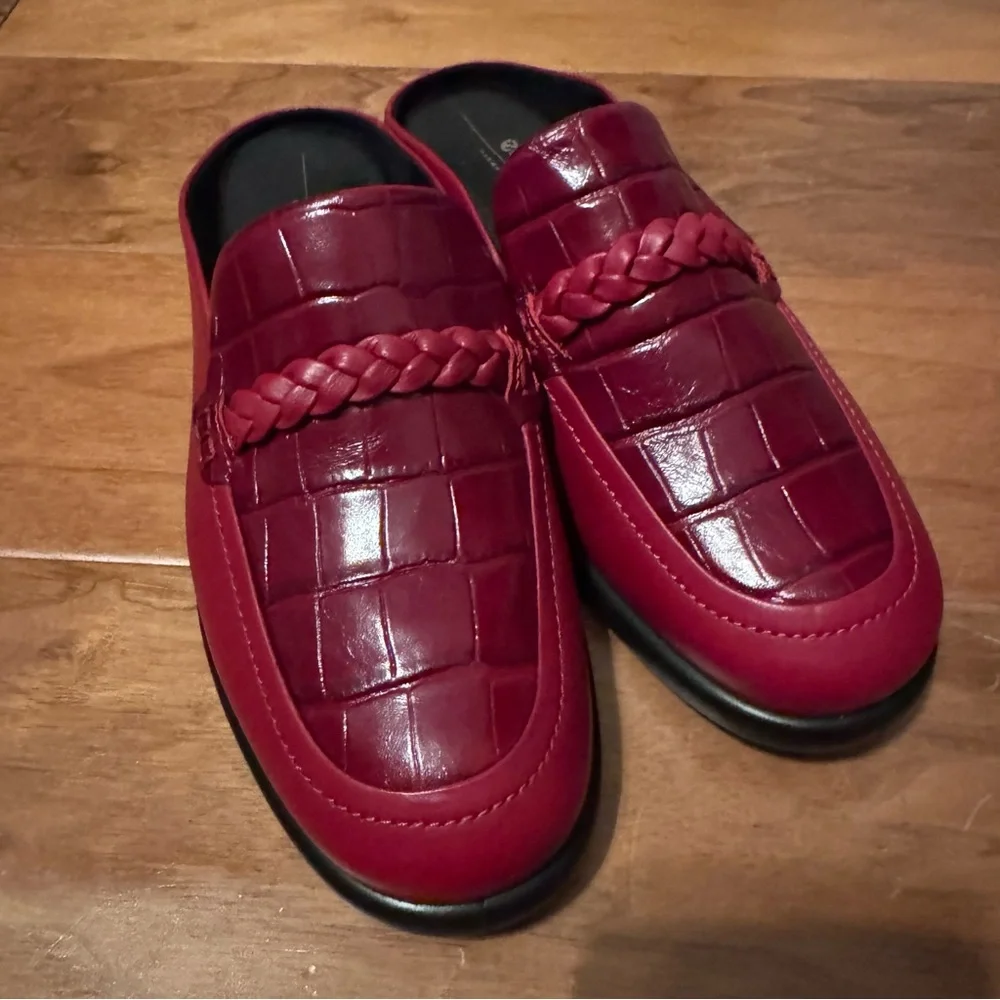 NWT ECCO Sculpted Lx Loafer Mule In Burgundy Sz 39 (8-8,5) - Picture 11 of 13